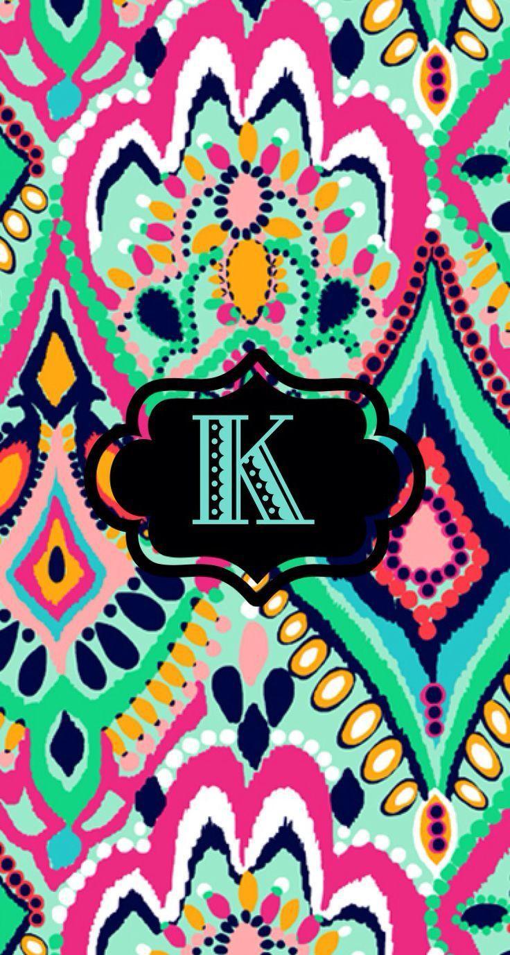 736x1377 Monogram iPhone Wallpaper