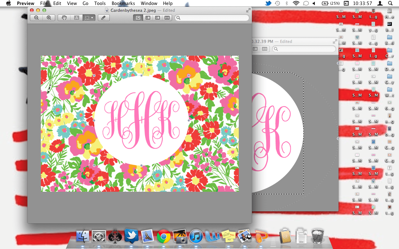 1280x800 Monogrammed Wallpaper for Computer Maker