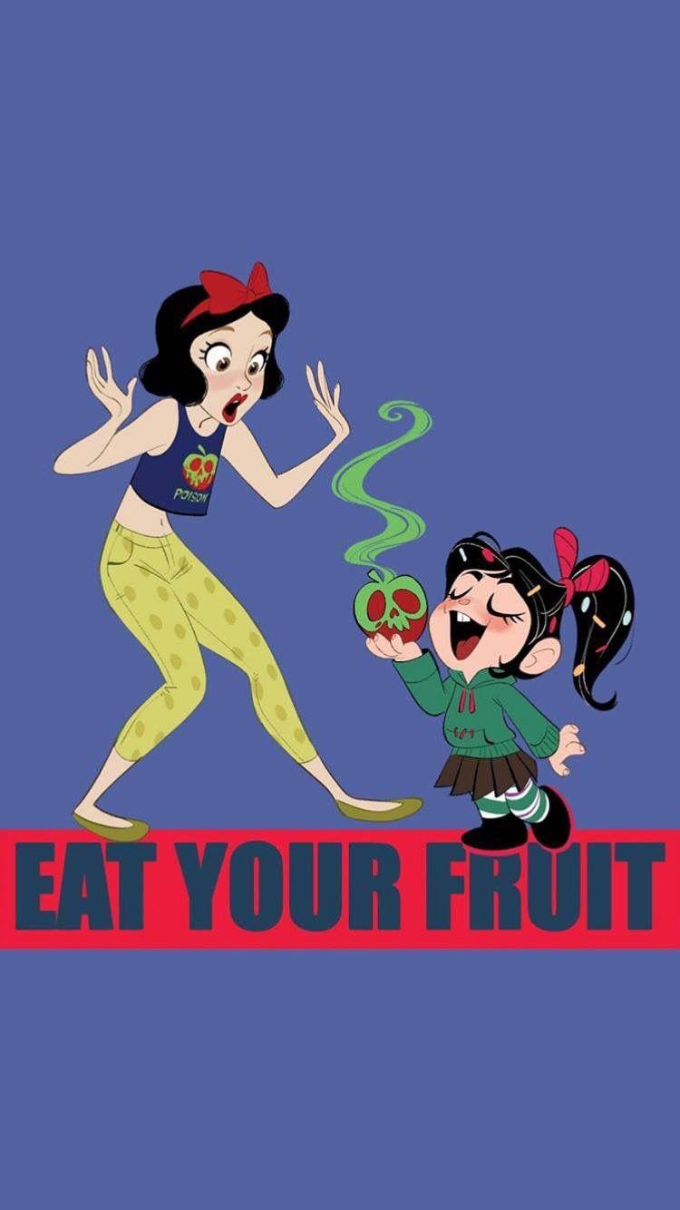 750x1334 Blanca Nieves y Venellope Ralf 2. Disney swag, Disney princess wallpaper, Disney princess art