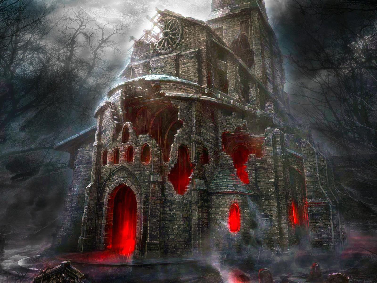 1600x1200 Spooky Castle Wallpaper. Free Castle Downloads