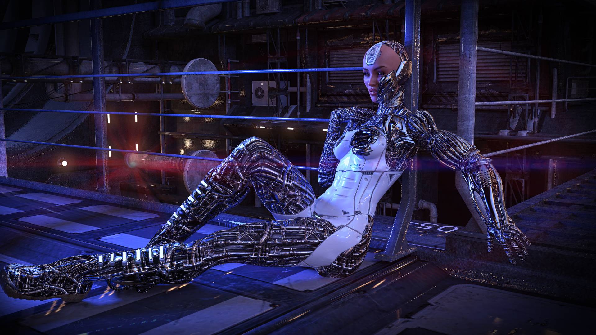 1920x1080 Robot Woman Cyberpunk 1080P Laptop Full HD Wallpaper, HD Artist 4K Wallpaper, Image, Photo and Background