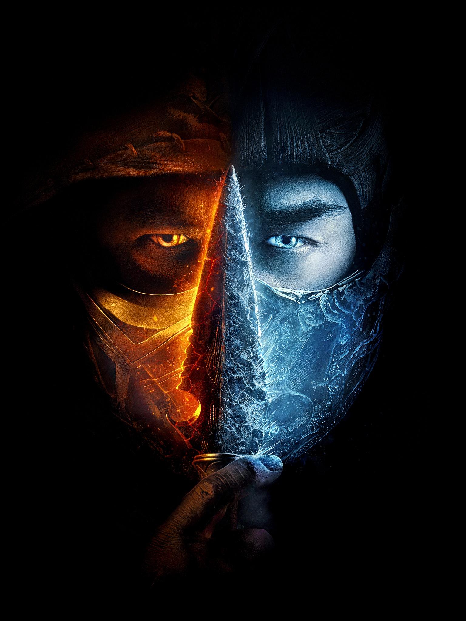 1536x2048 Mortal Kombat Wallpaper 4K, 2021 Movies, Scorpion, Sub Zero, Black Dark