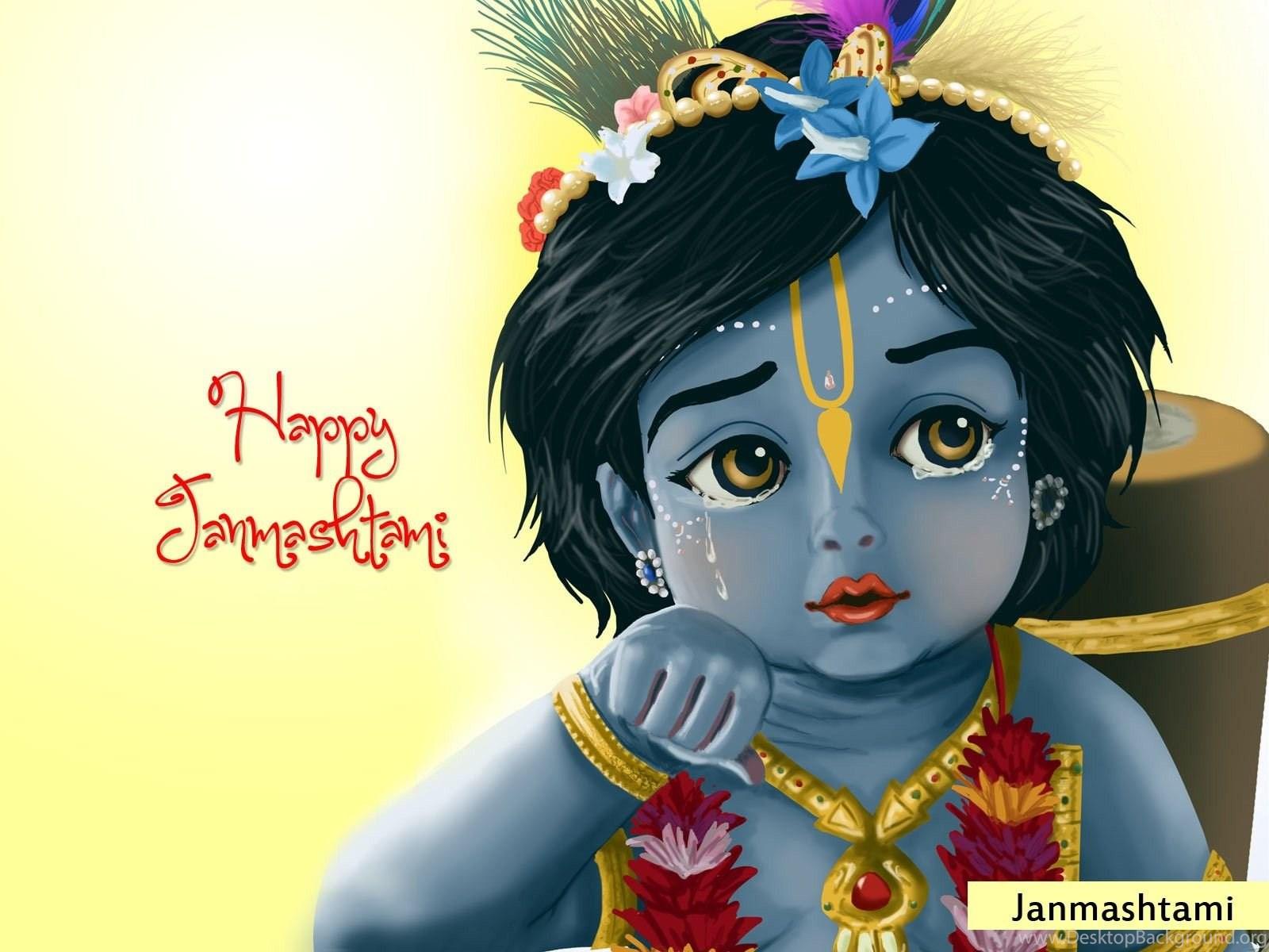 1600x1200 God Krishna 'Radhe Shyam' Janmashtami HD Wallpaper Desktop Background