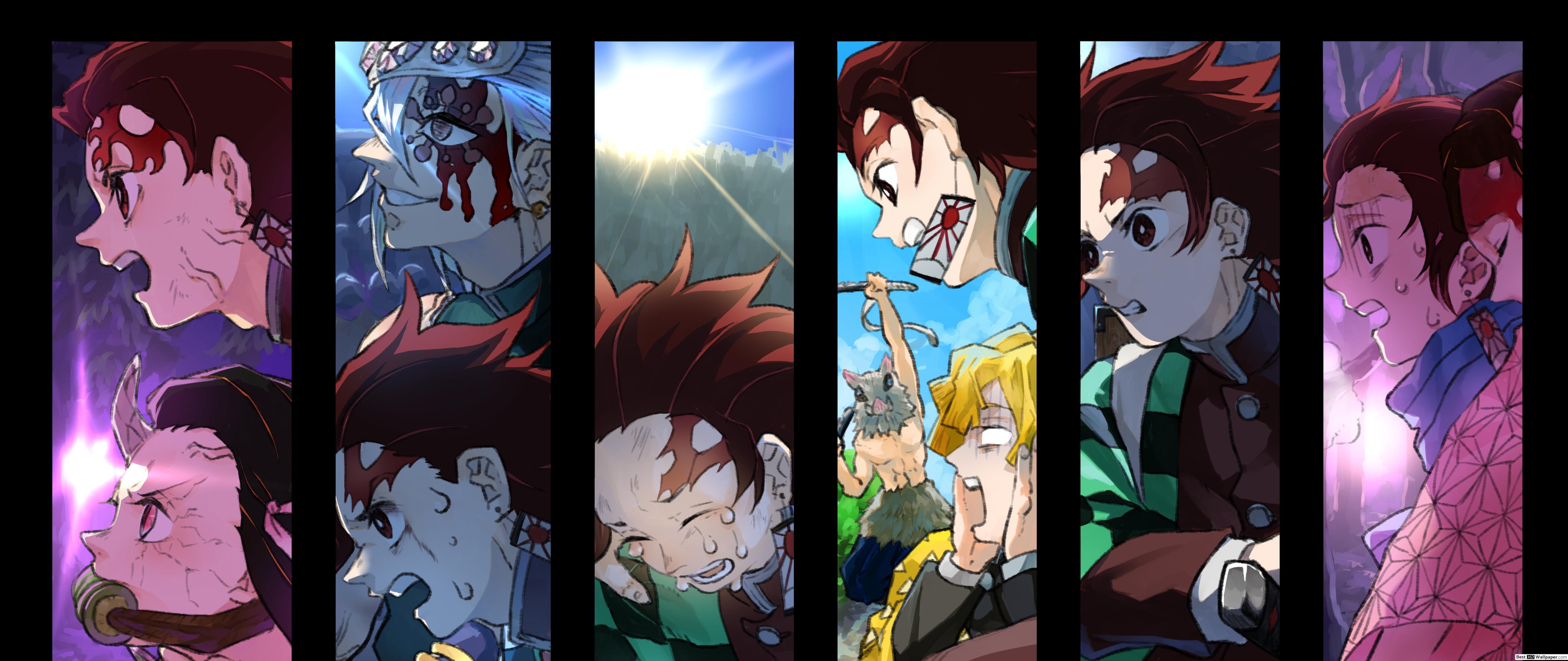 5120x2160 Demon Slayer Kimetsu No Yaiba 4K Wallpaper