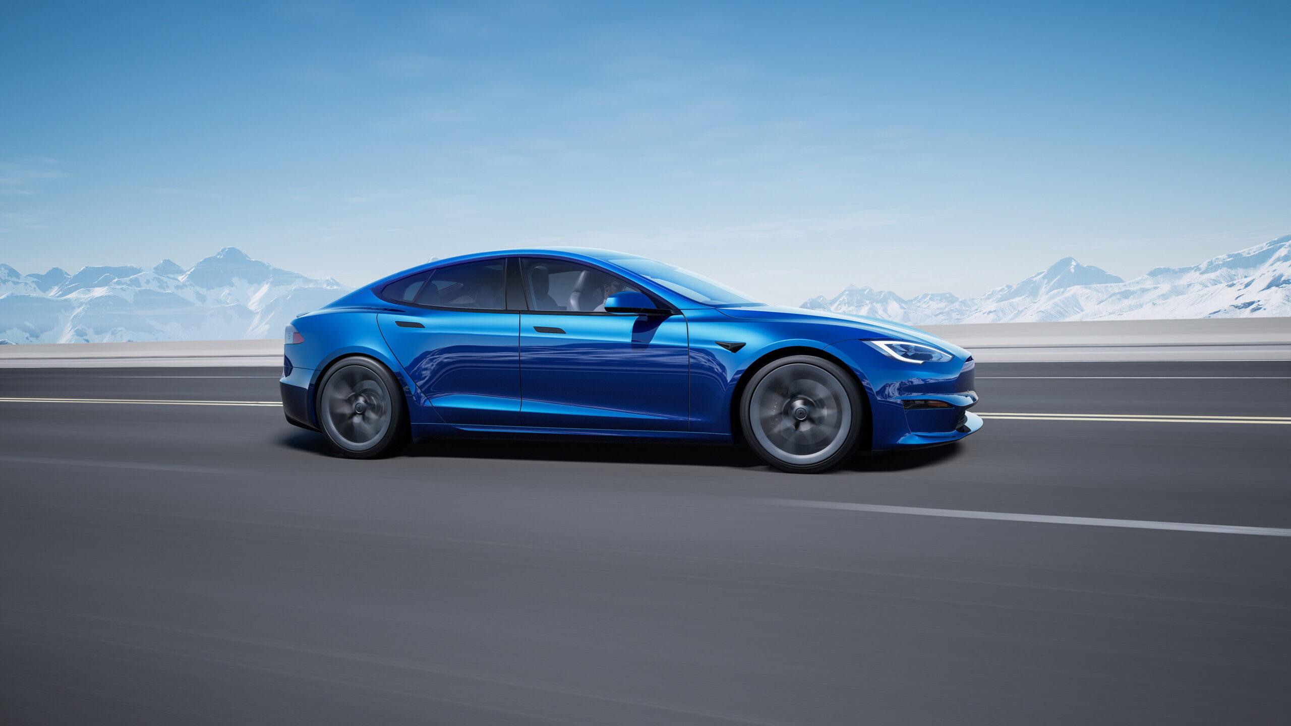 2560x1440 Tesla Model S Plaid Wallpaper