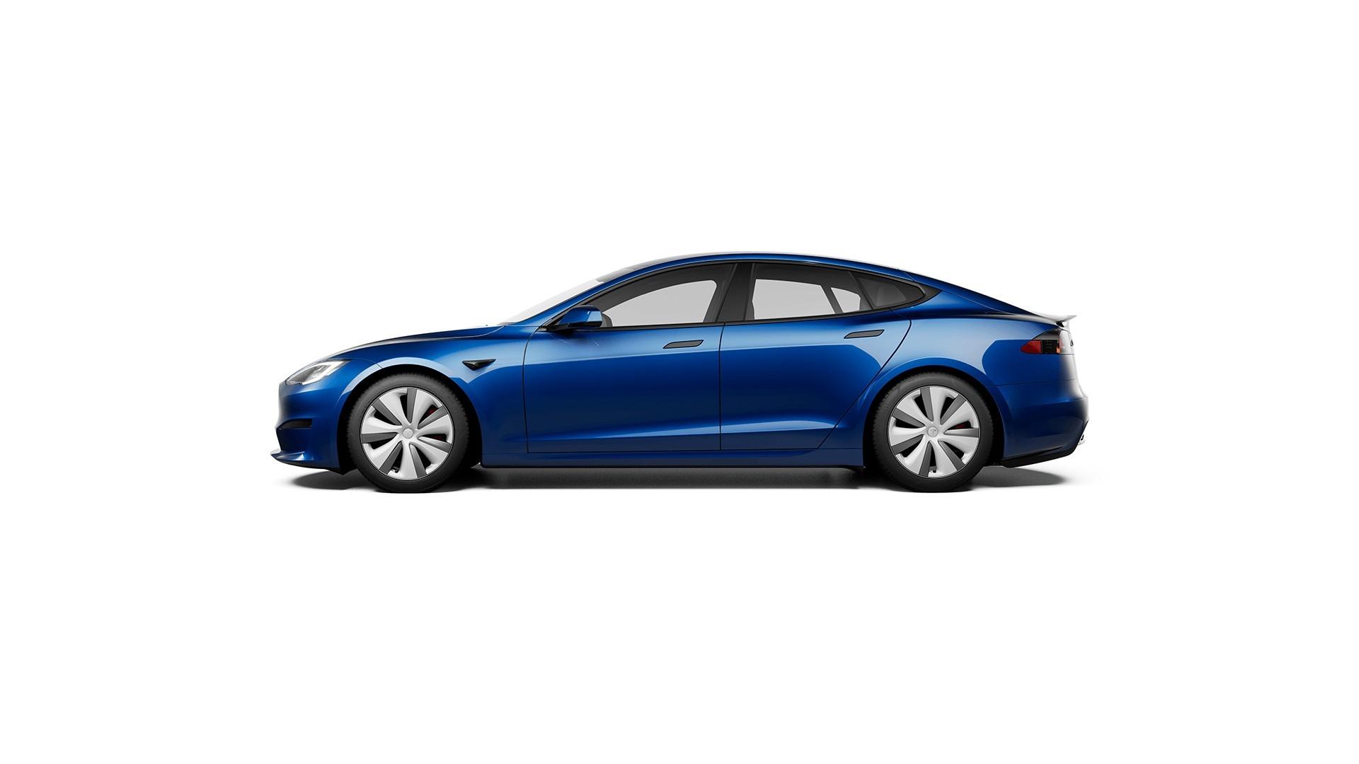 1920x1080 Tesla Model S and Model X revealed with airplane yoke steering wheel, Plaid performance variants