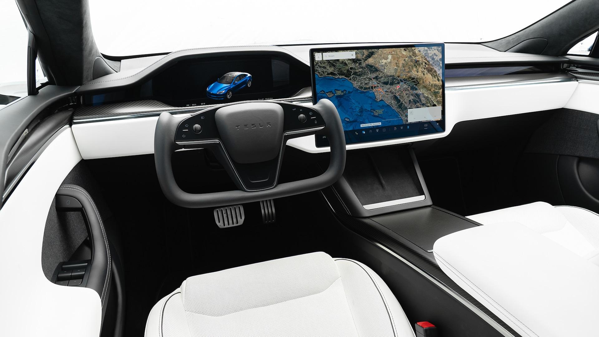 1920x1080 Tesla Model S Plaid Interior Review: Where's the Plaid?