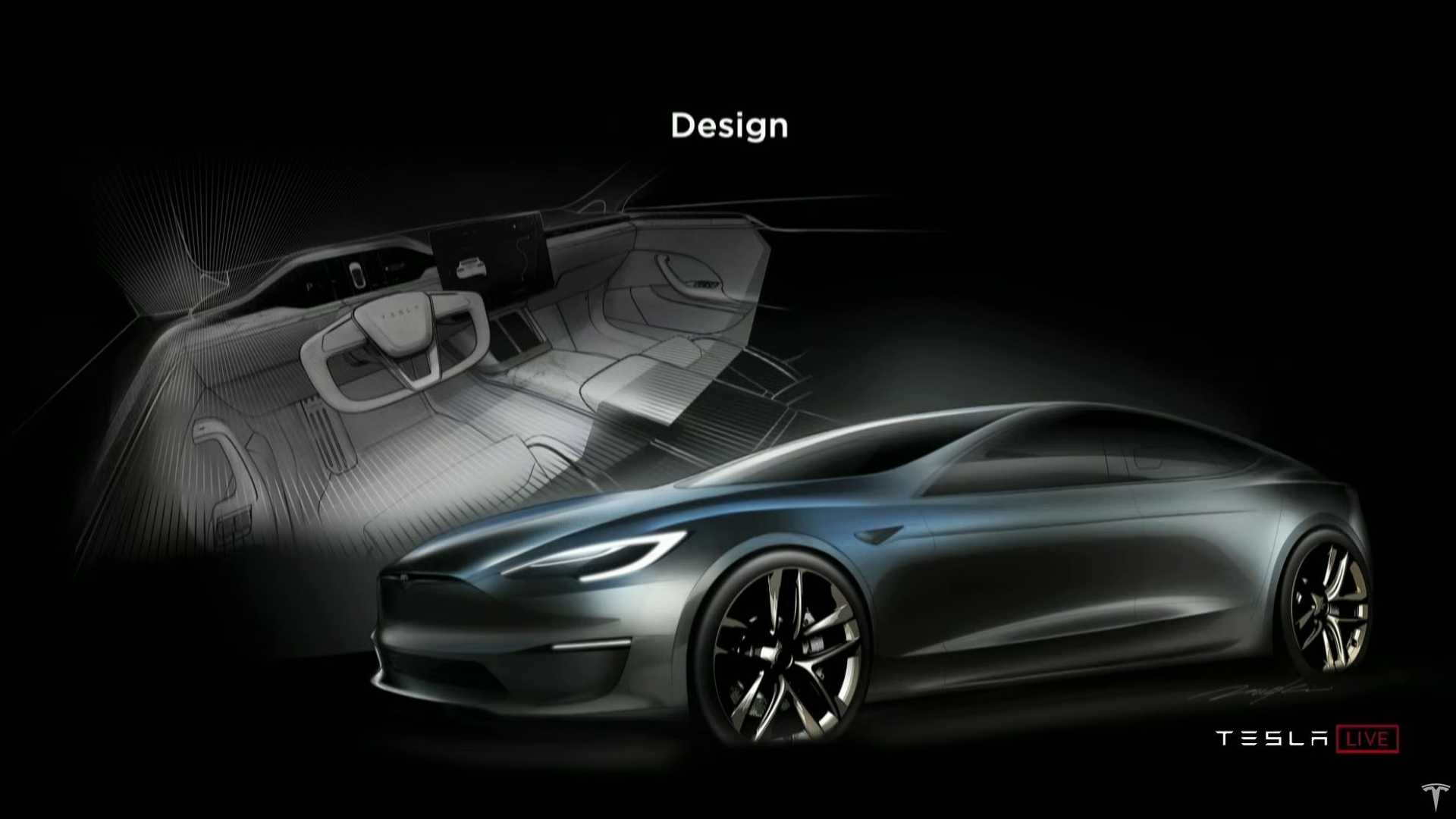1920x1080 Check Out The Tesla Model S Plaid Interior Highlights