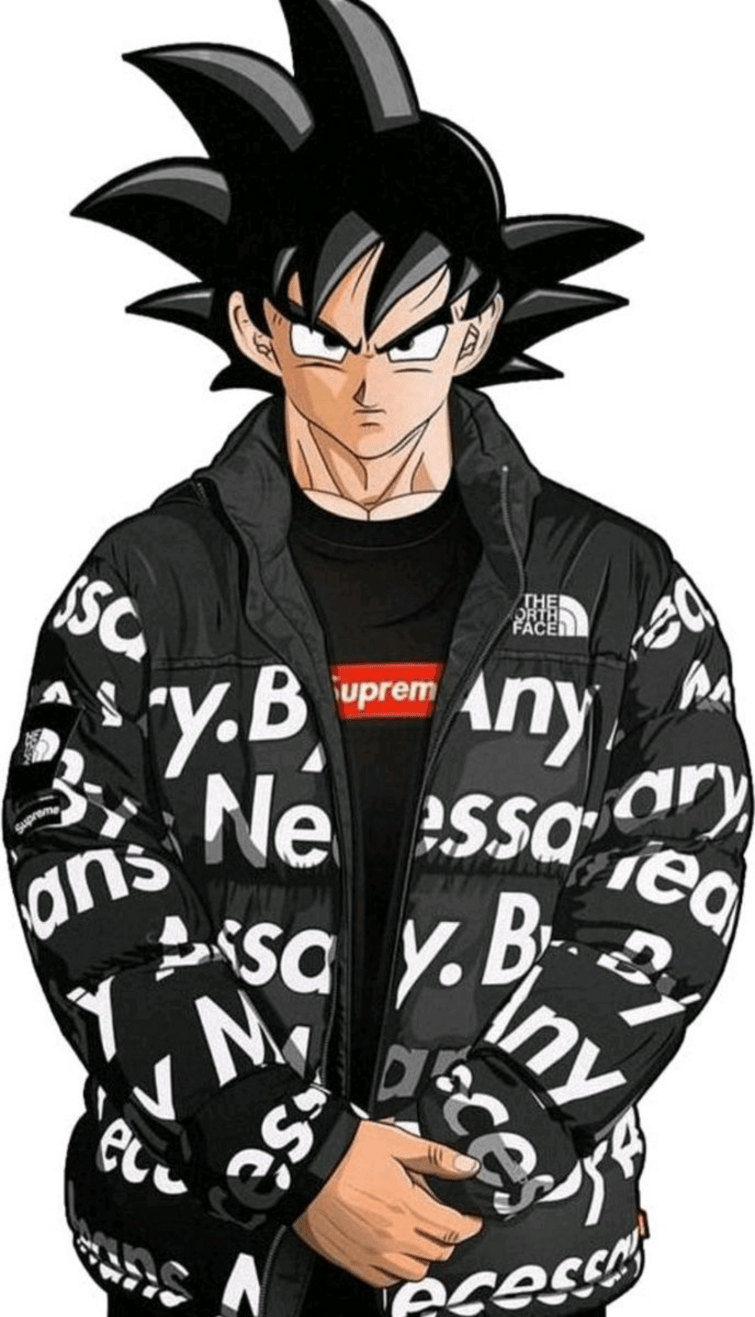 Download Awesome Supreme Drip Goku Digital Art Wallpaper  Wallpaperscom