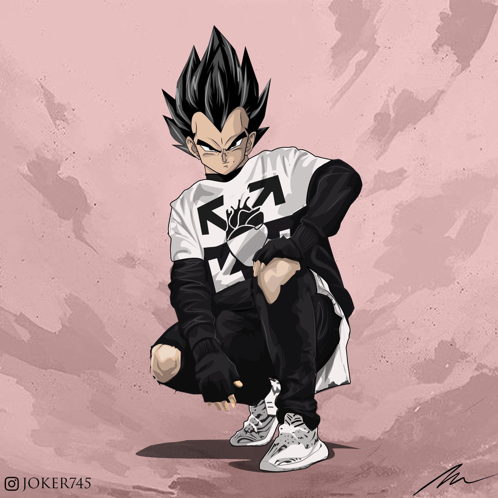 Goku drip wallpaper by @visinaire.ai-Artwork by @visinaire.ai