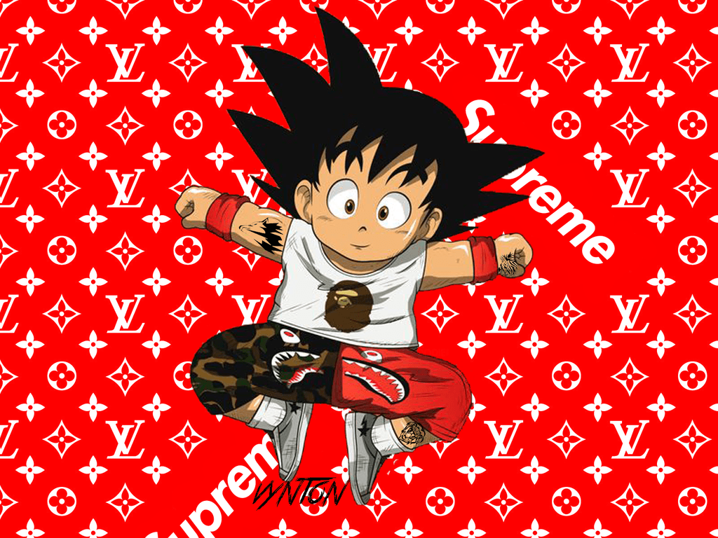 1024x768 drip supreme goku