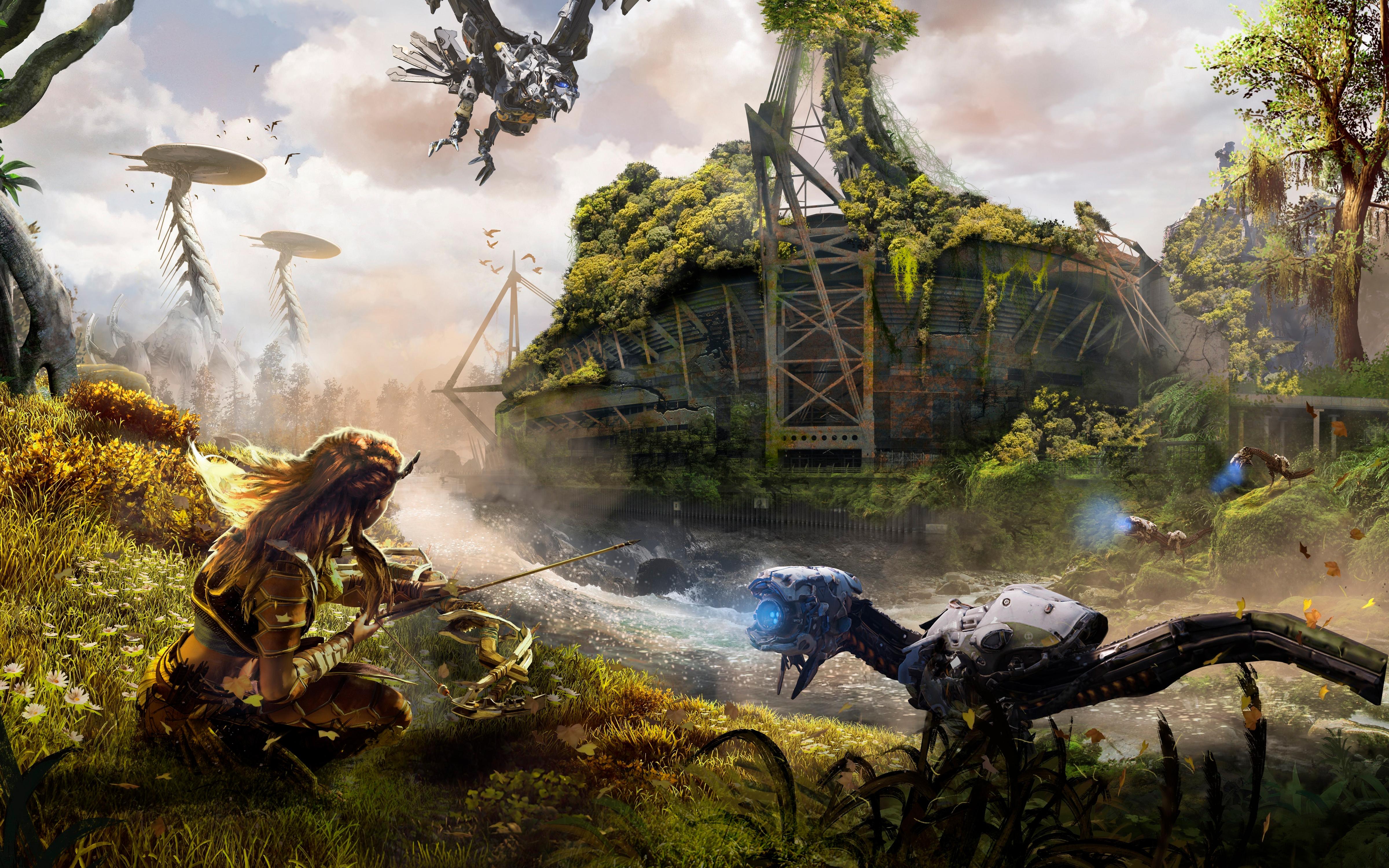 4800x3000 4800x3000 Aloy (Horizon Zero Dawn) wallpaper HD Wallpaper