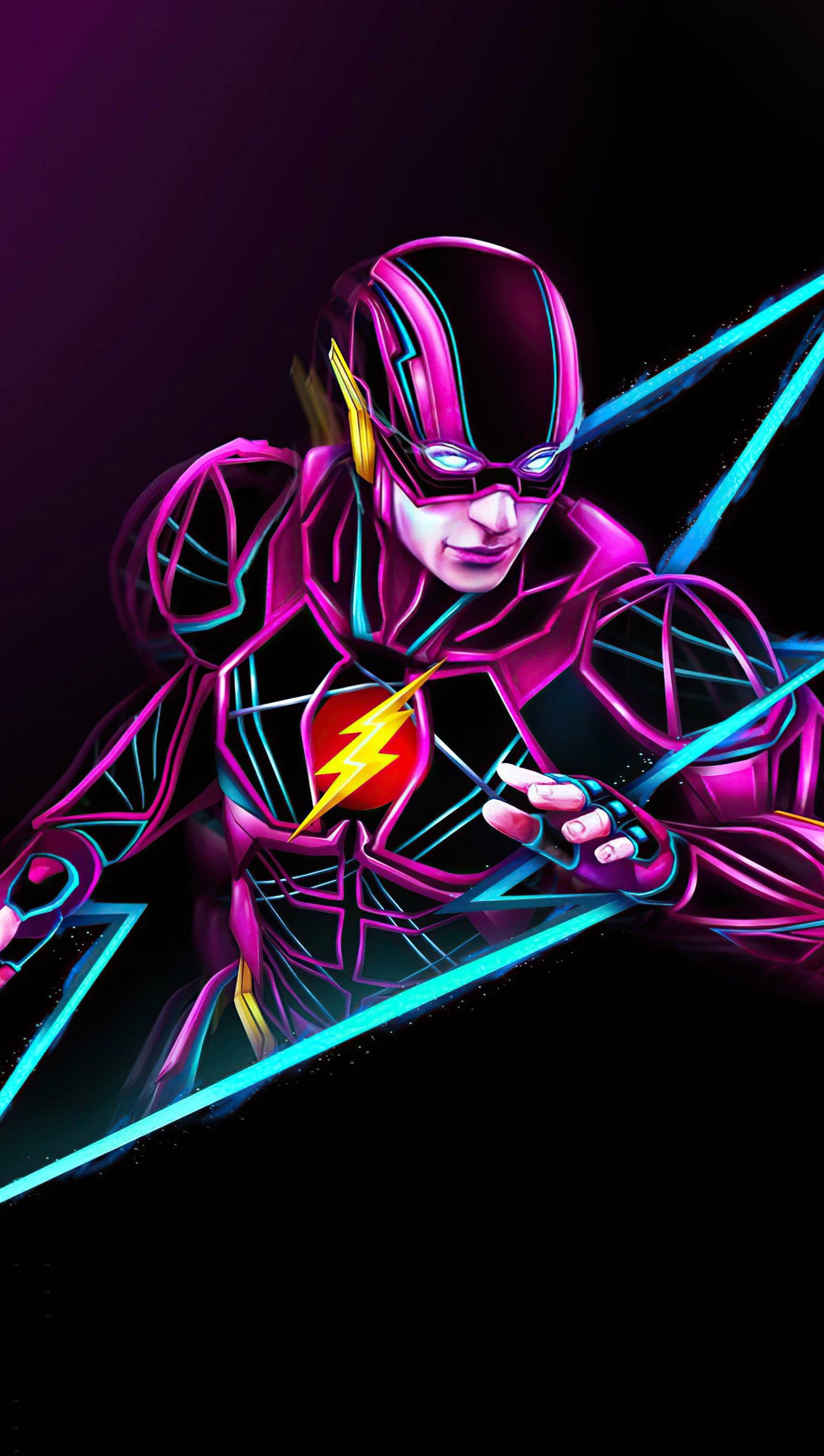 1630x2880 Flash in neon lights Wallpaper 5k Ultra HD