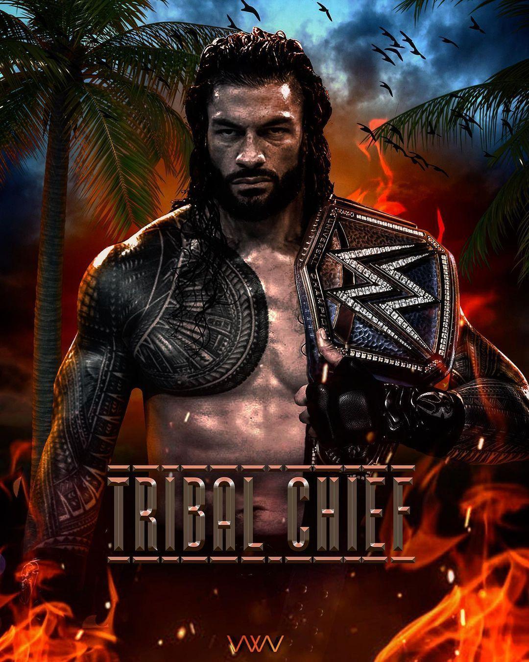 1080x1350 Tribal Chief Roman Reigns Wallpaper