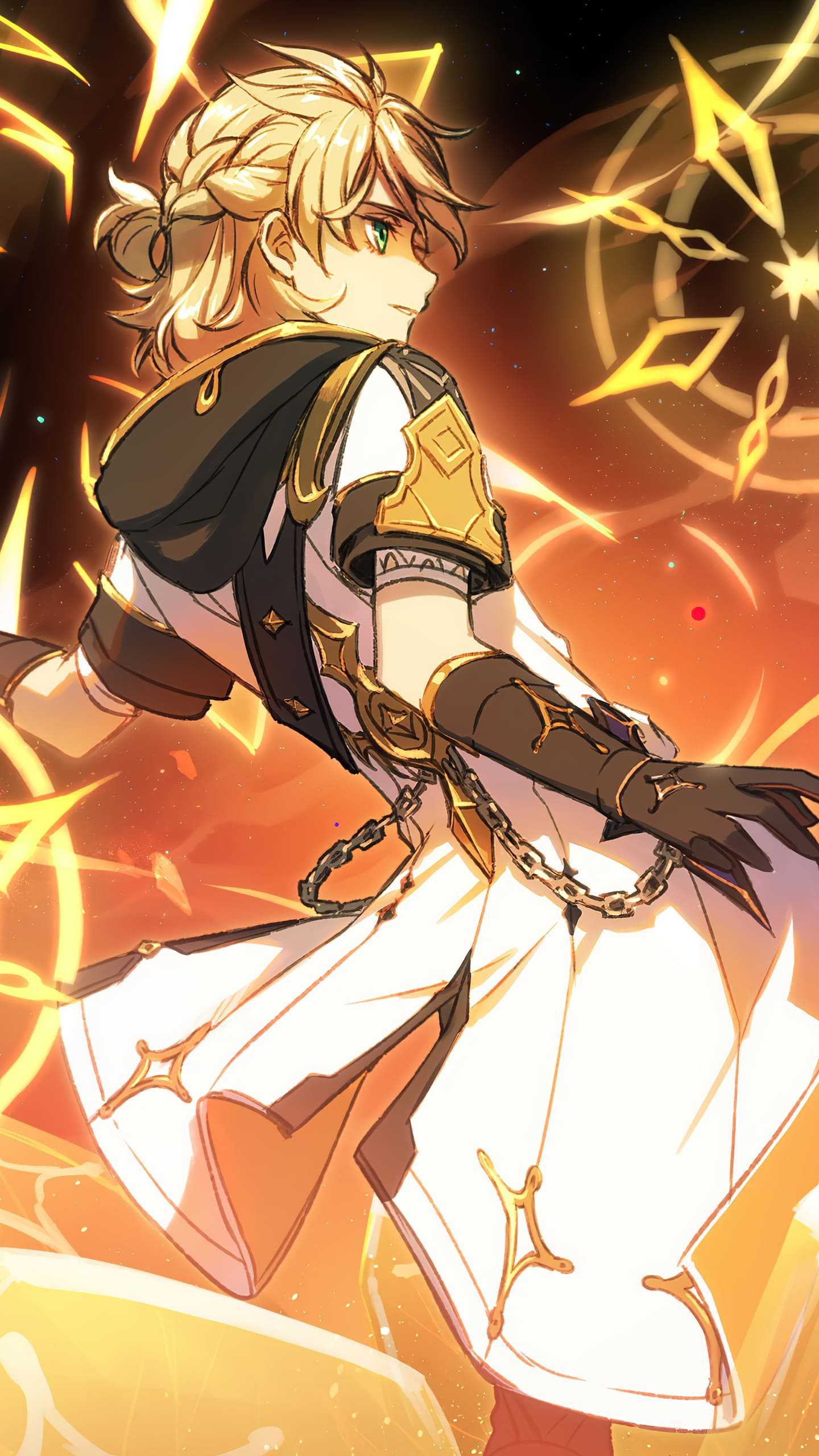 1440x2560 Albedo Genshin Impact Wallpaper
