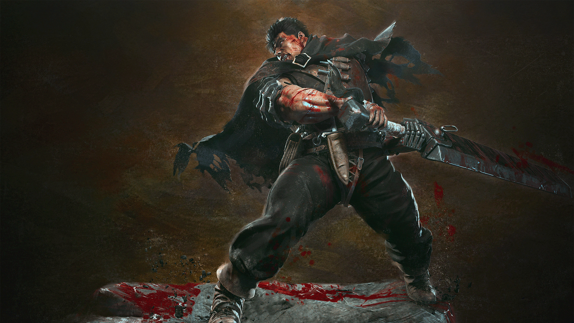 1920x1080 #Black Swordsman, #Berserk, #Guts, #Beruseruku wallpaper HD Wallpaper