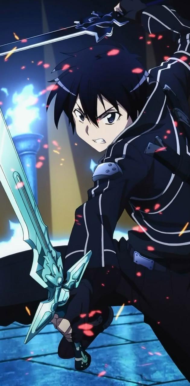 630x1280 The Black Swordsman wallpaper