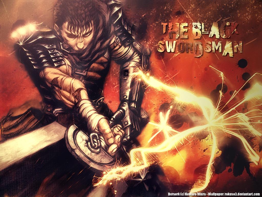1024x768 Berserk Wallpaper: Berserk: The black swordsman