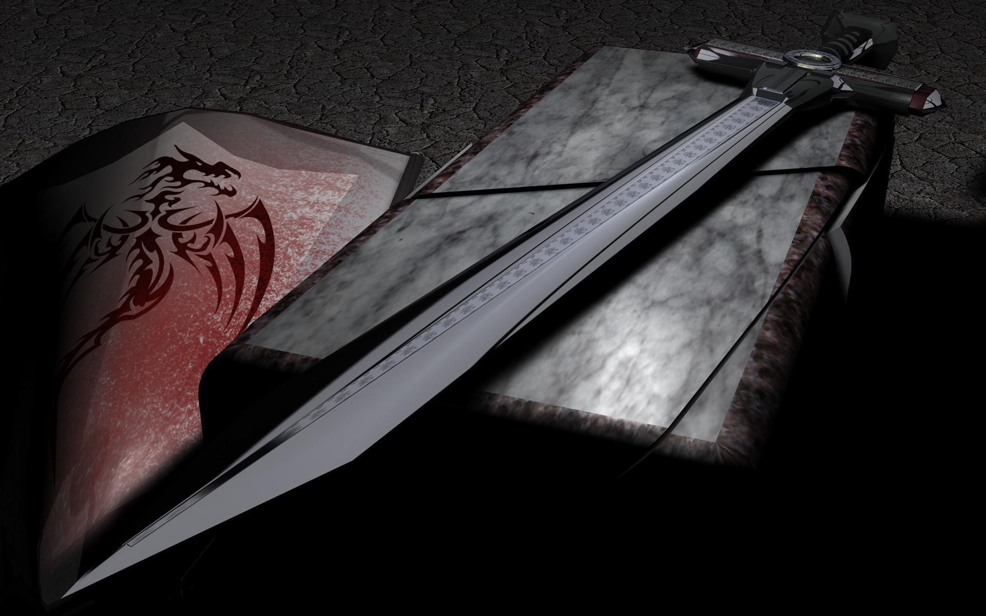 1920x1200 Black Sword Wallpaper
