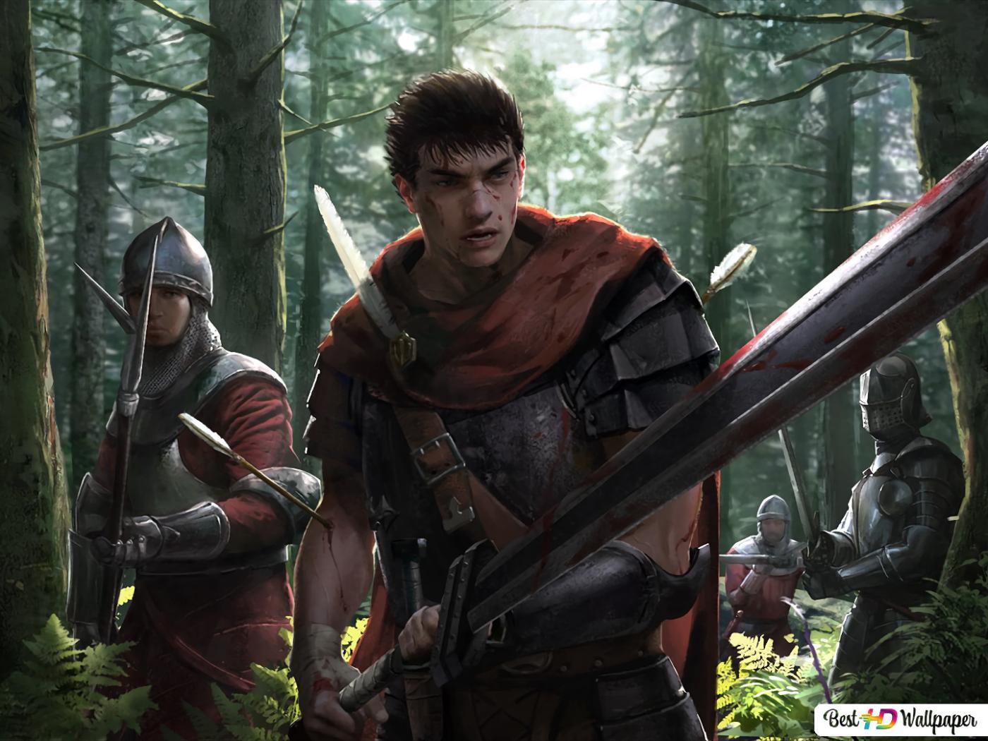1400x1050 Berserk : Guts Black Swordsman HD wallpaper download