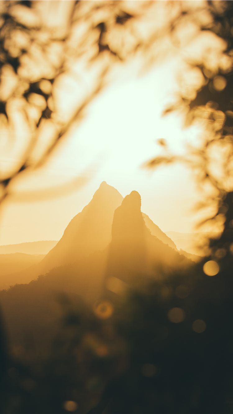 750x1334 mountains under golden hour iPhone 8 Wallpaper Free Download