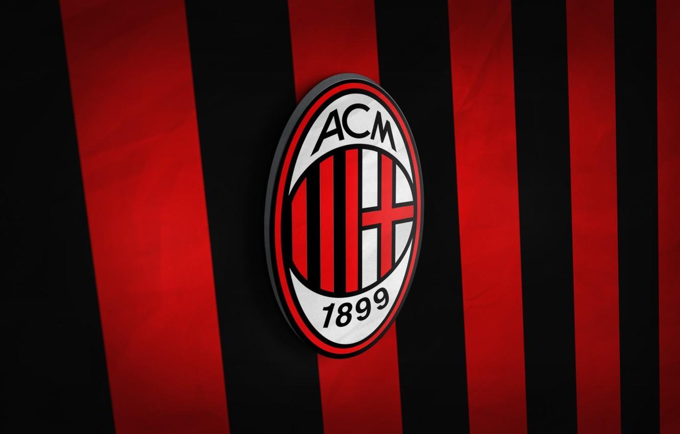 1332x850 Wallpaper wallpaper, sport, Italy, football, Serie A, AC Milan, 3D logo image for desktop, section спорт