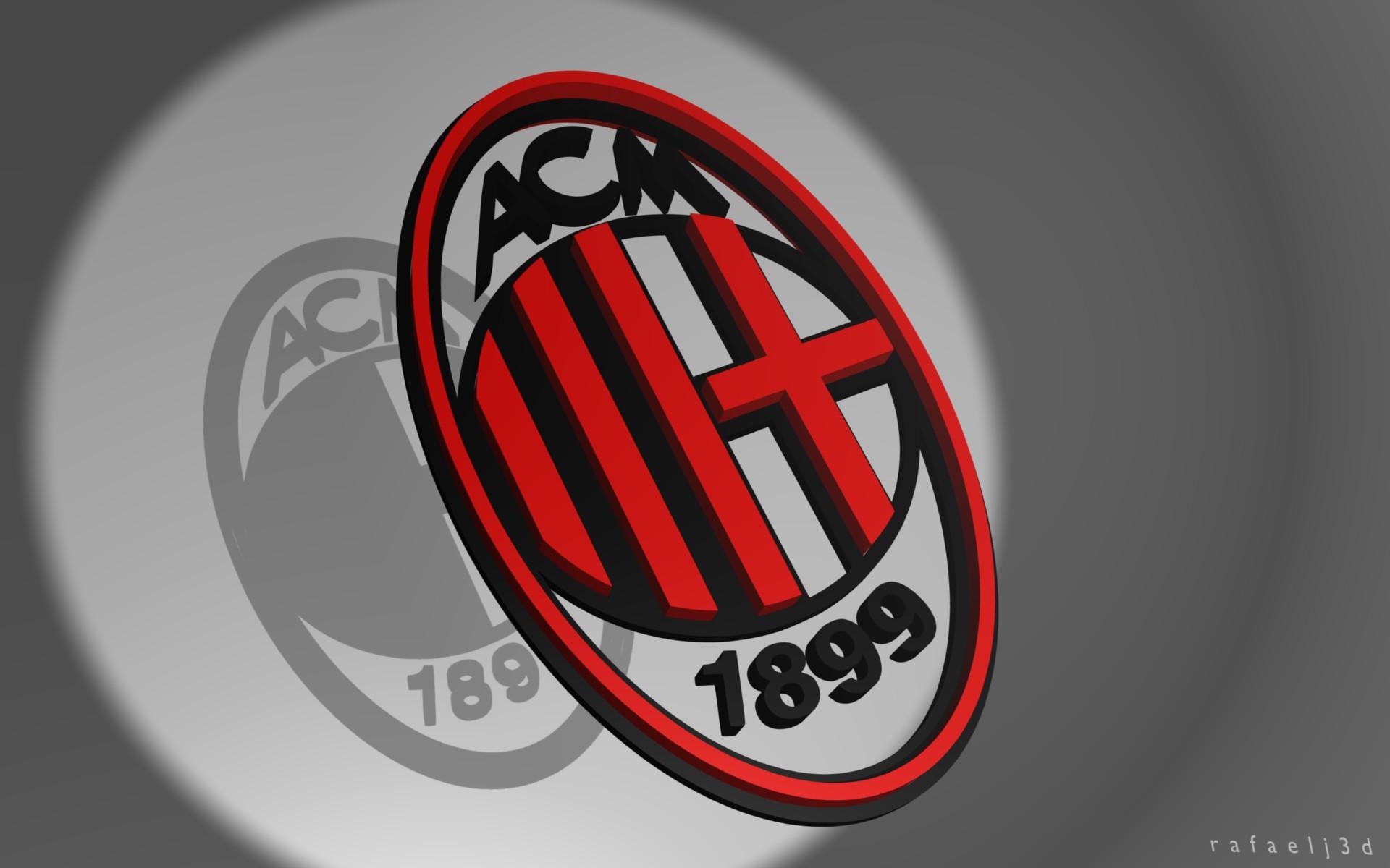 1920x1200 A.C. Milan HD Wallpaper, Logo, Soccer, Emblem HD Wallpaper