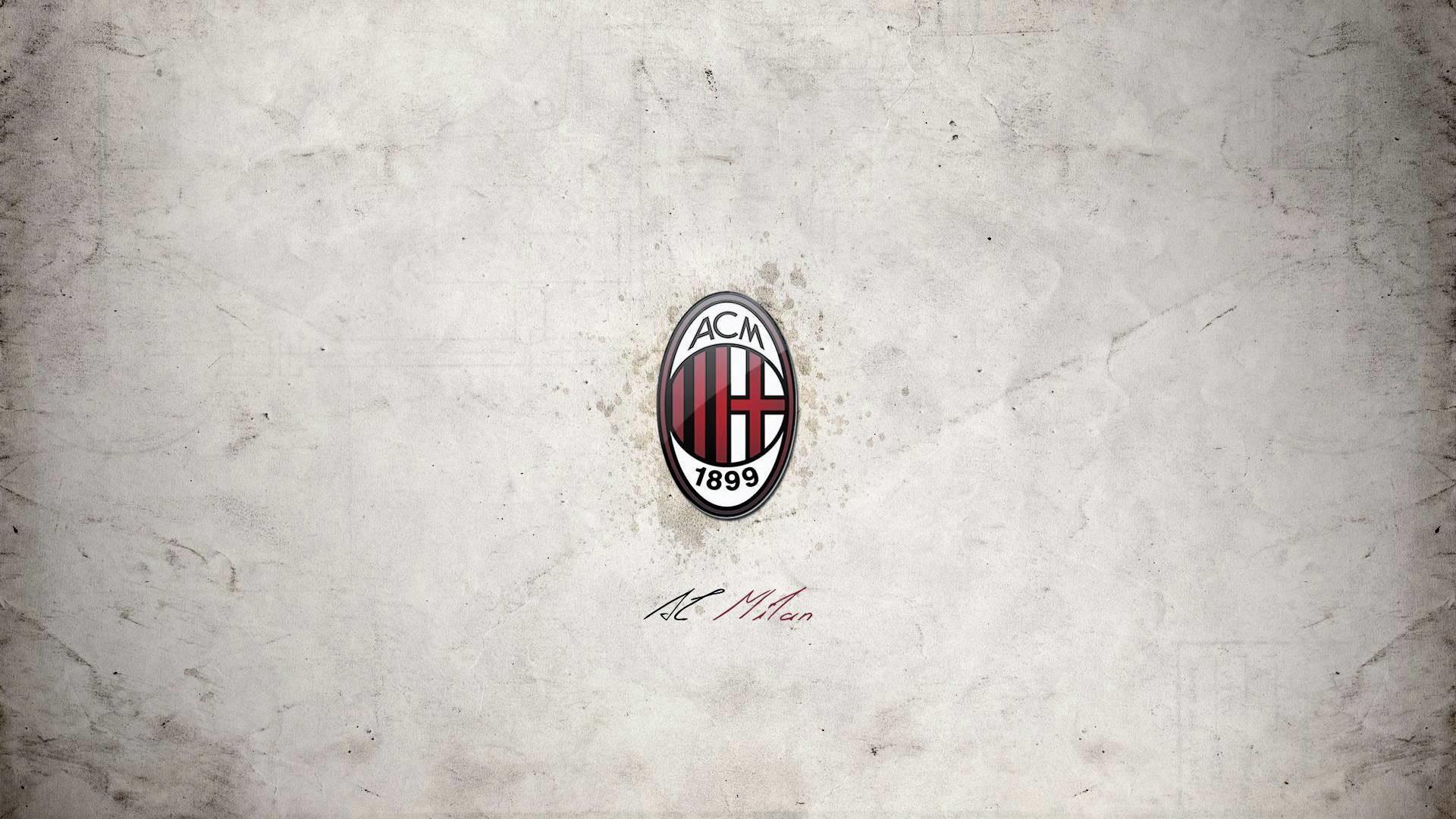 1920x1080 High Resolution AC Milan Logo Wallpaper HD Picture For Desktop
