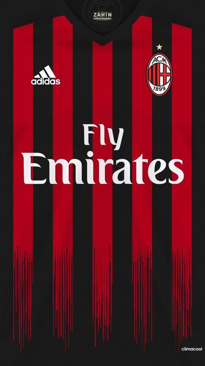 675x1200 Adidas AC Milan Wallpaper