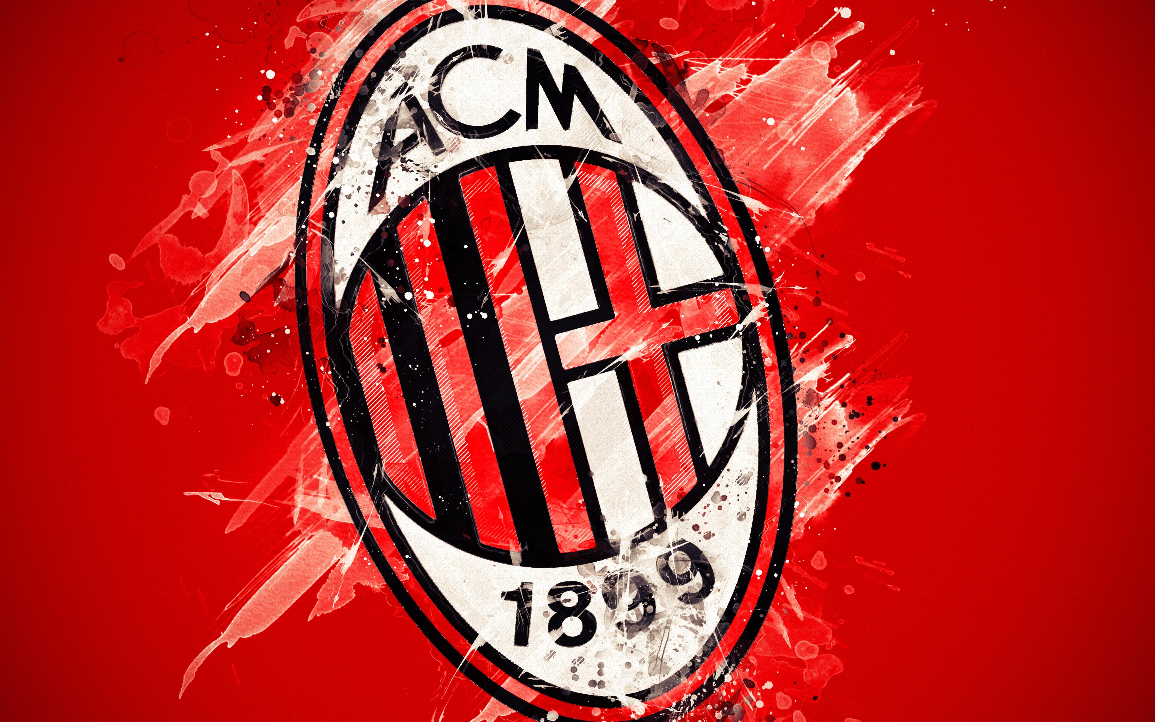 3840x2400 Emblem, A.C. Milan, Logo, Soccer wallpaper
