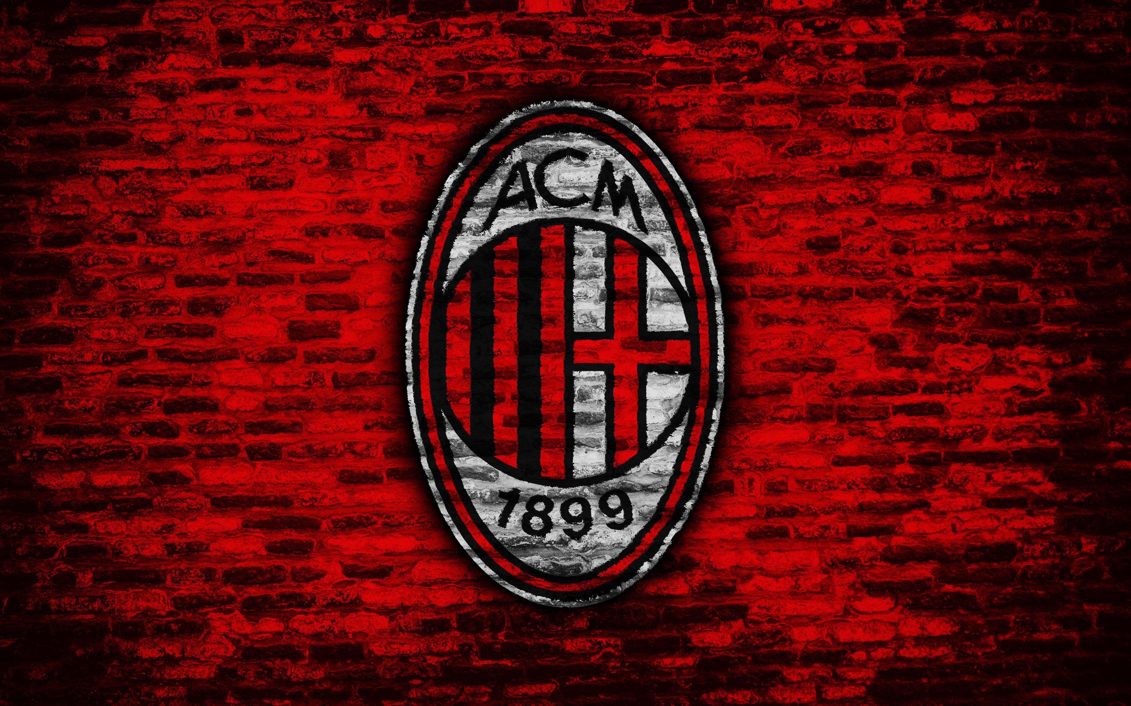 3840x2400 Logo, Soccer, Emblem, A.C. Milan wallpaper