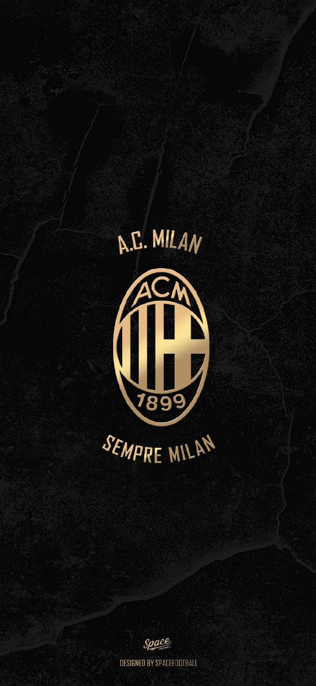 640x1386 AC Milan High Definition Wallpaper Is Presented, Friends Who Like It, Please Pick It Up