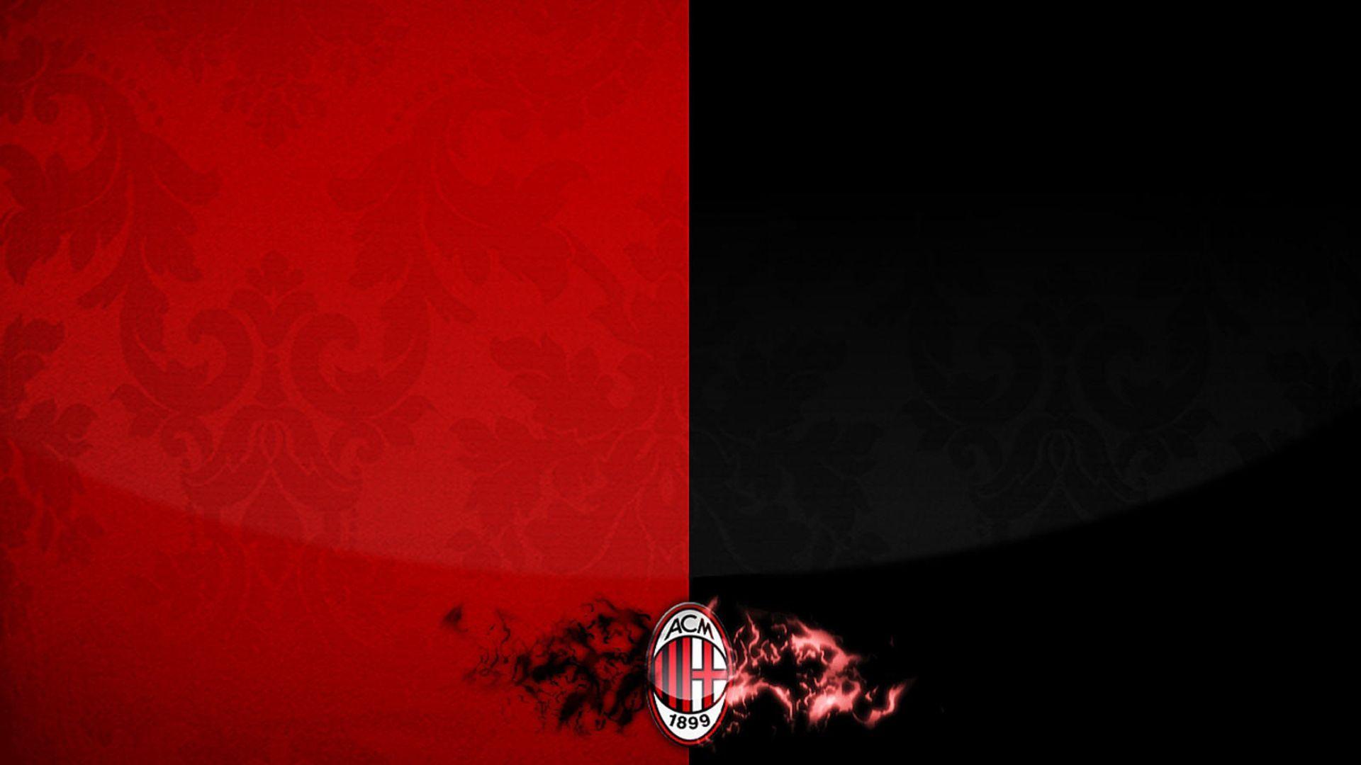 1920x1080 AC Milan Logo Football Wallpaper Full HD Wallpaper. High