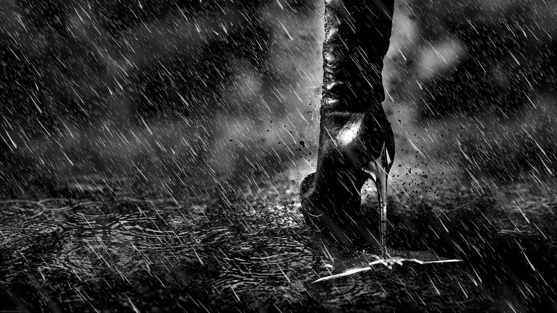 1920x1080 Legs rain Catwoman high heels artwork Batman The Dark Knight Rises