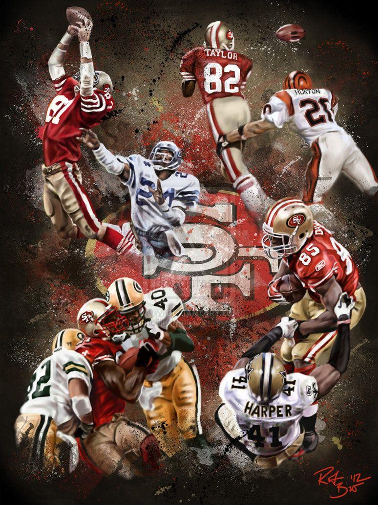 774x1032 The Catches. by rbrunoillustration. San francisco 49ers football, San francisco 49ers nfl, 49ers picture