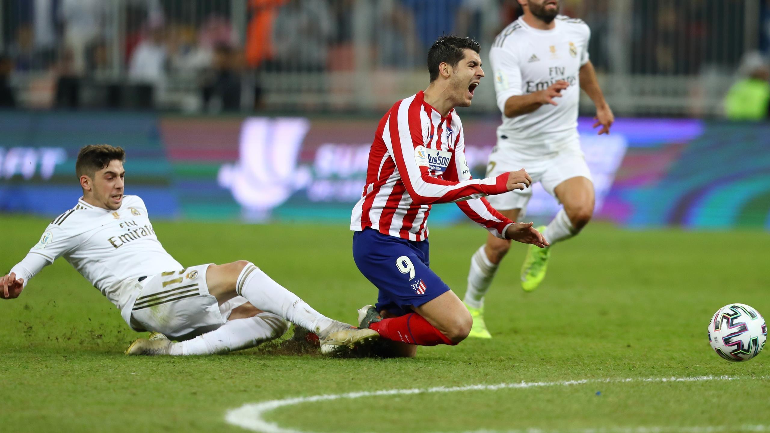 2560x1440 Football news Diego Simeone praises Federico Valverde for cynical foul on Alvaro Morata
