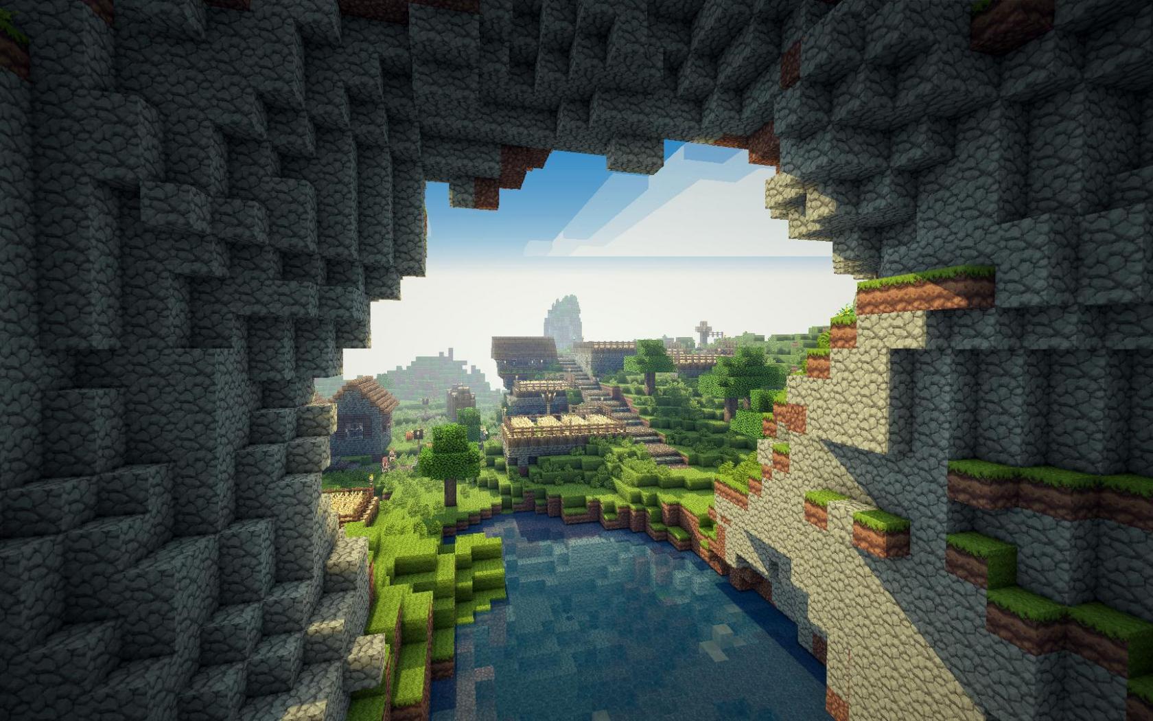 1680x1050 Minecraft 1.18 Wallpaper