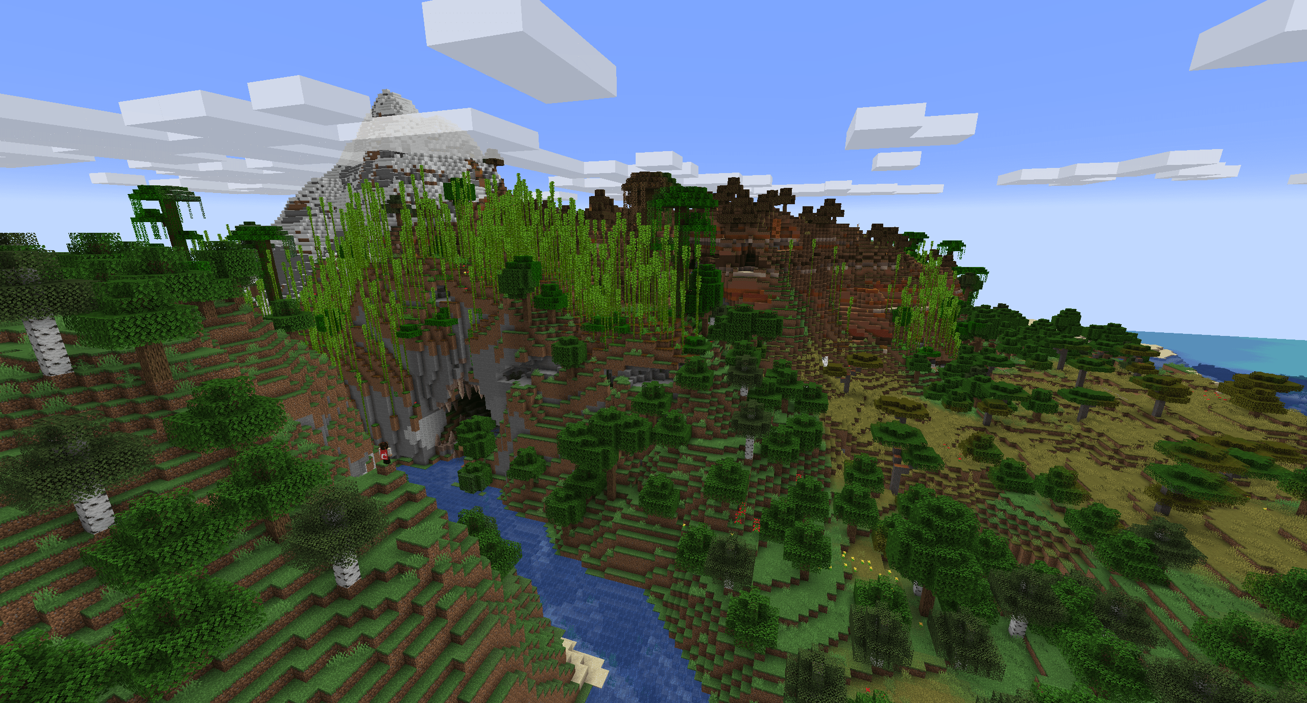 2560x1377 Minecraft 1.18 experimental snapshot is out!