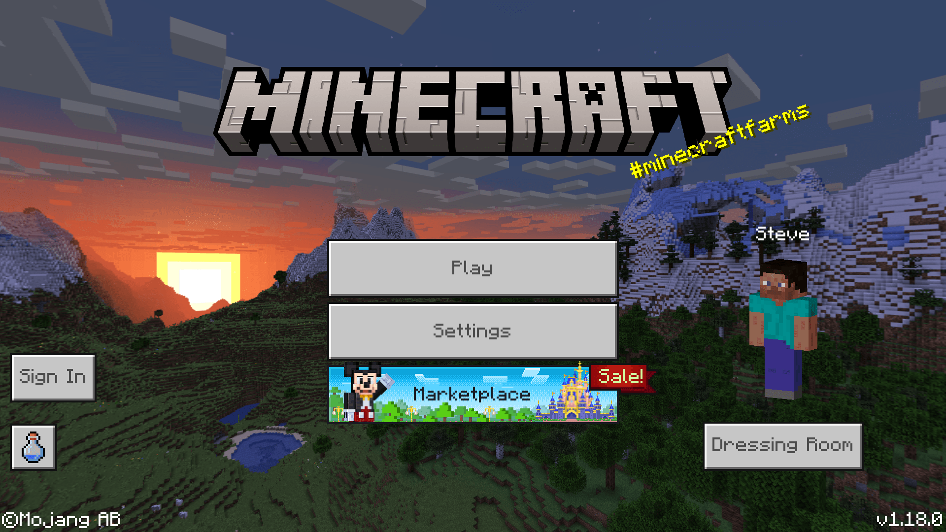 1920x1080 Bedrock Edition 1.18.0