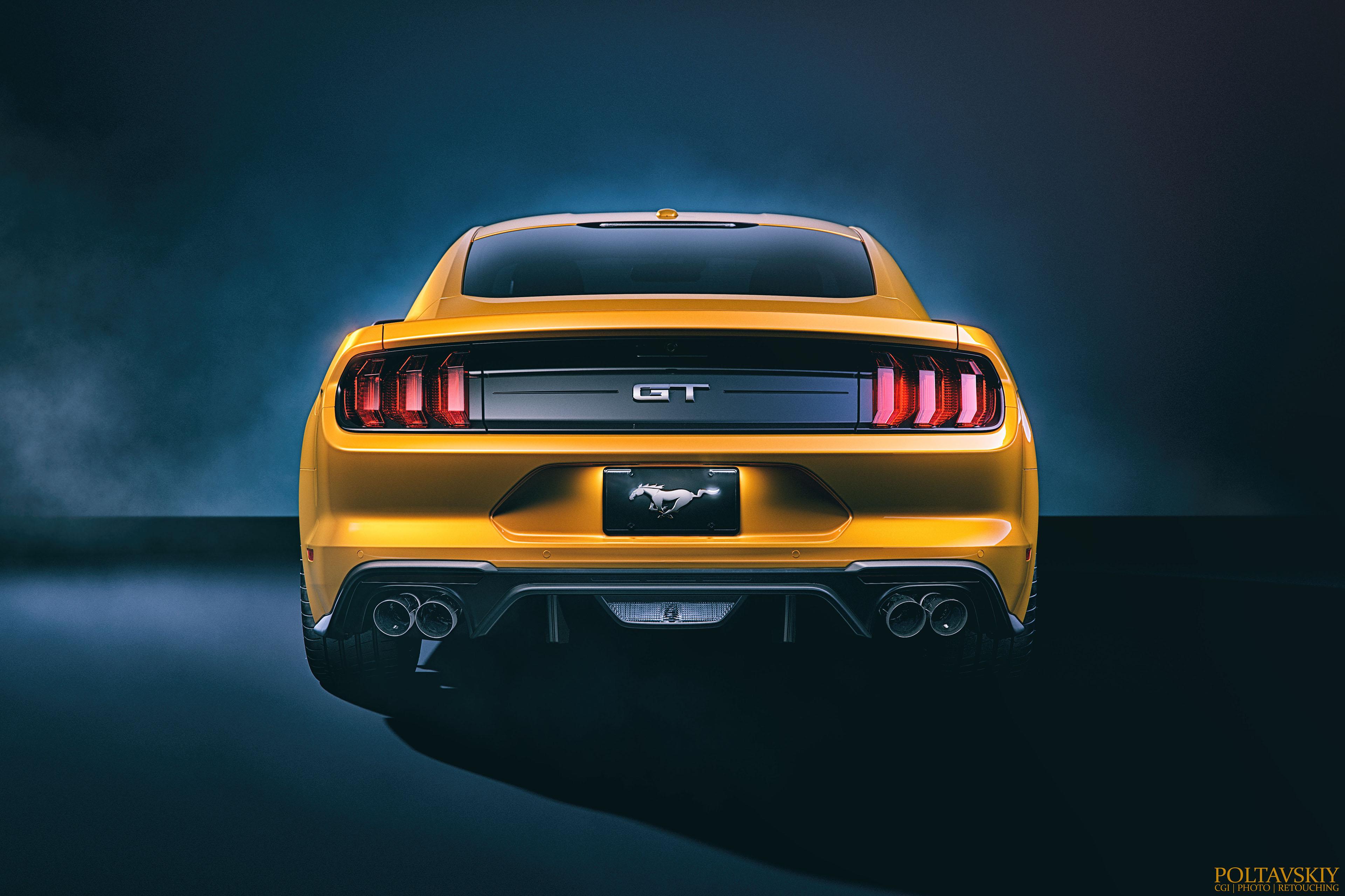 3840x2560 Ford Mustang GT Rear 4k Wallpaper, HD