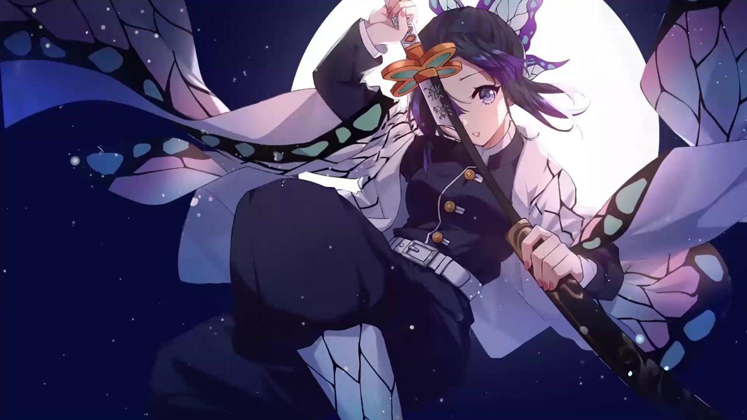 1500x844 Shinobu Kocho Demon Slayer Kimetsu No Yaiba Live Wallpaper