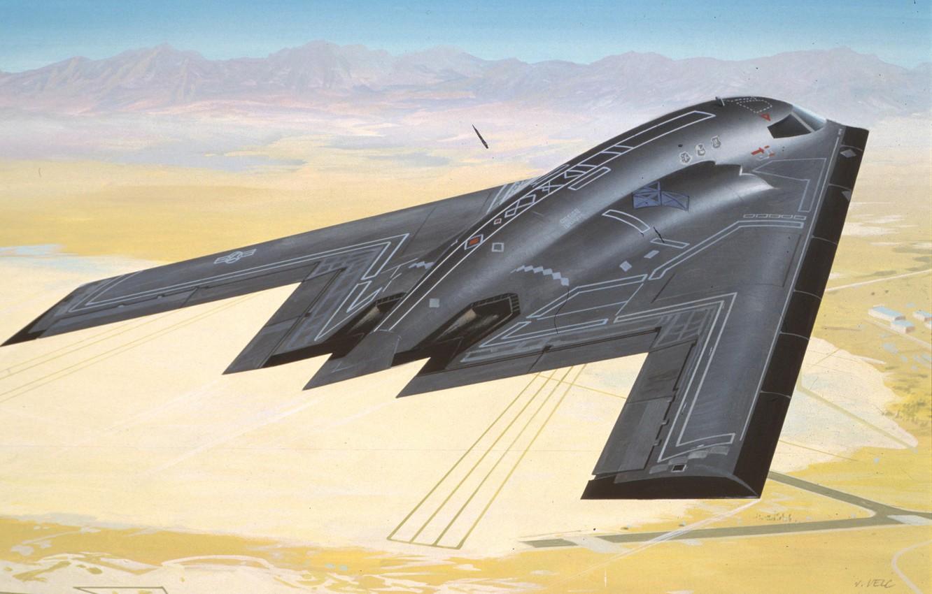 1332x850 Wallpaper aviation, Wallpaper, the plane, Northrop B2 Bomber image for desktop, section авиация