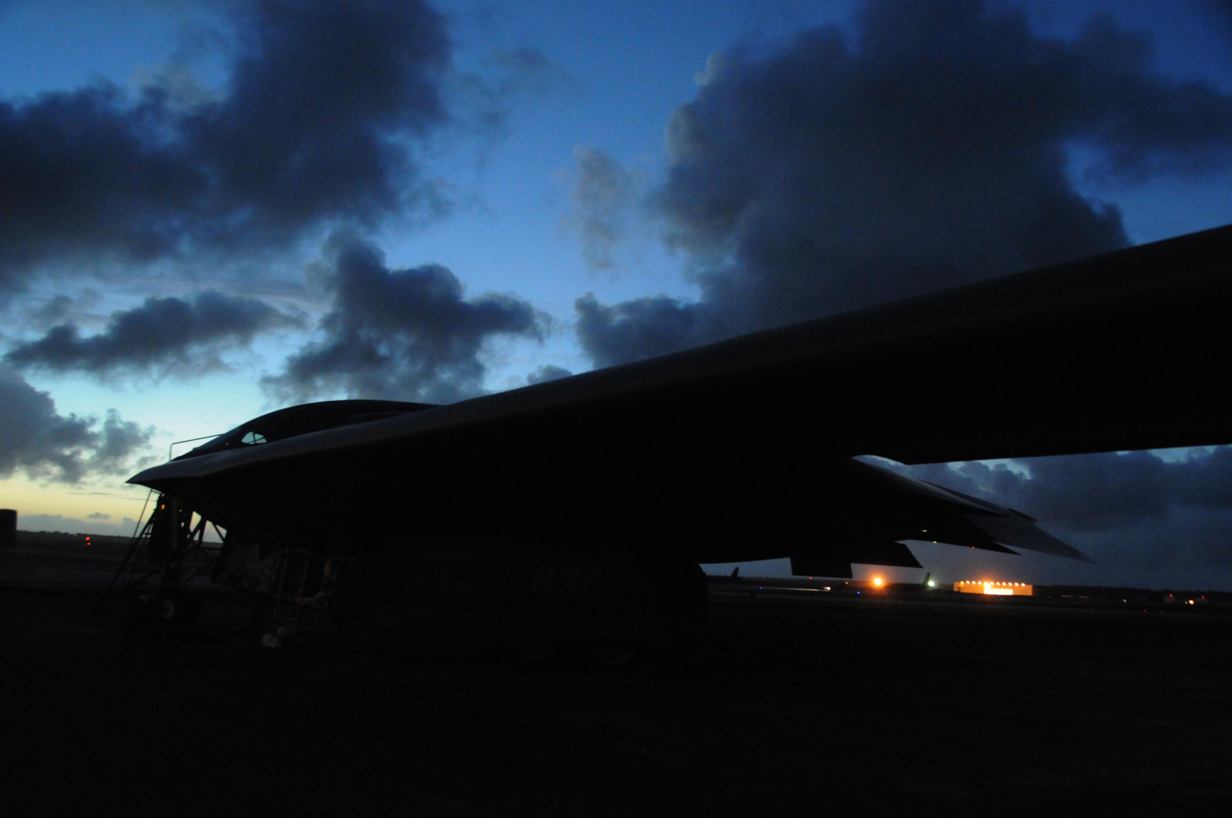 4288x2848 B 2 Stealth Bomber At Night