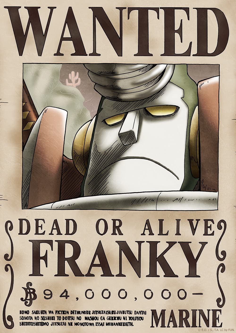 1000x1414 One Piece Wanted Poster: New World (Official Licensed): Posters & Prints