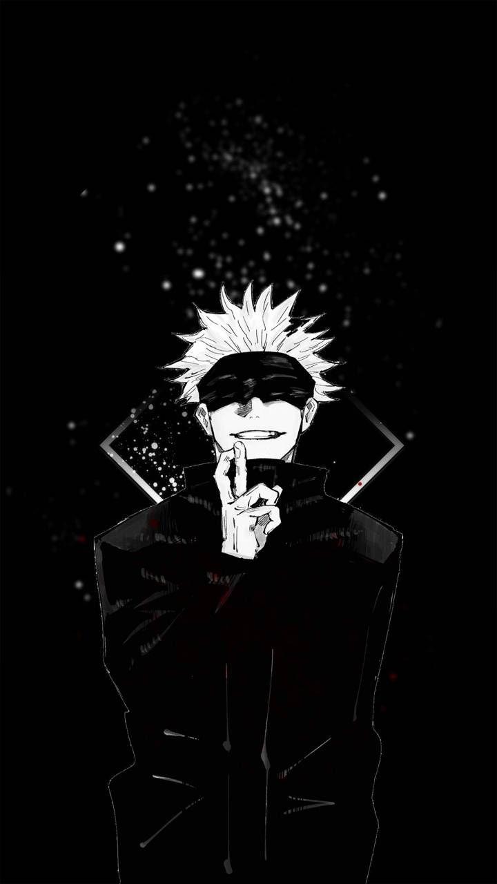 720x1280 Jujutsu Kaisen Black And White Wallpaper FREE Picture