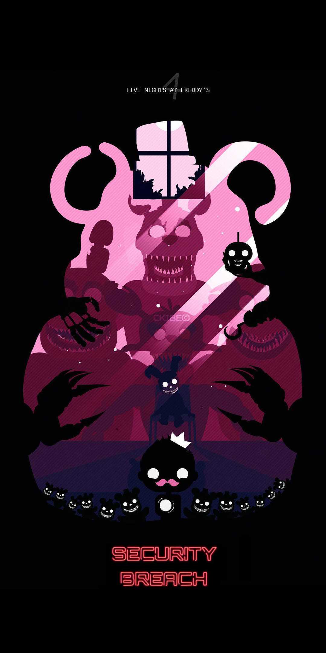 1080x2160 FNAF Security Breach Wallpaper