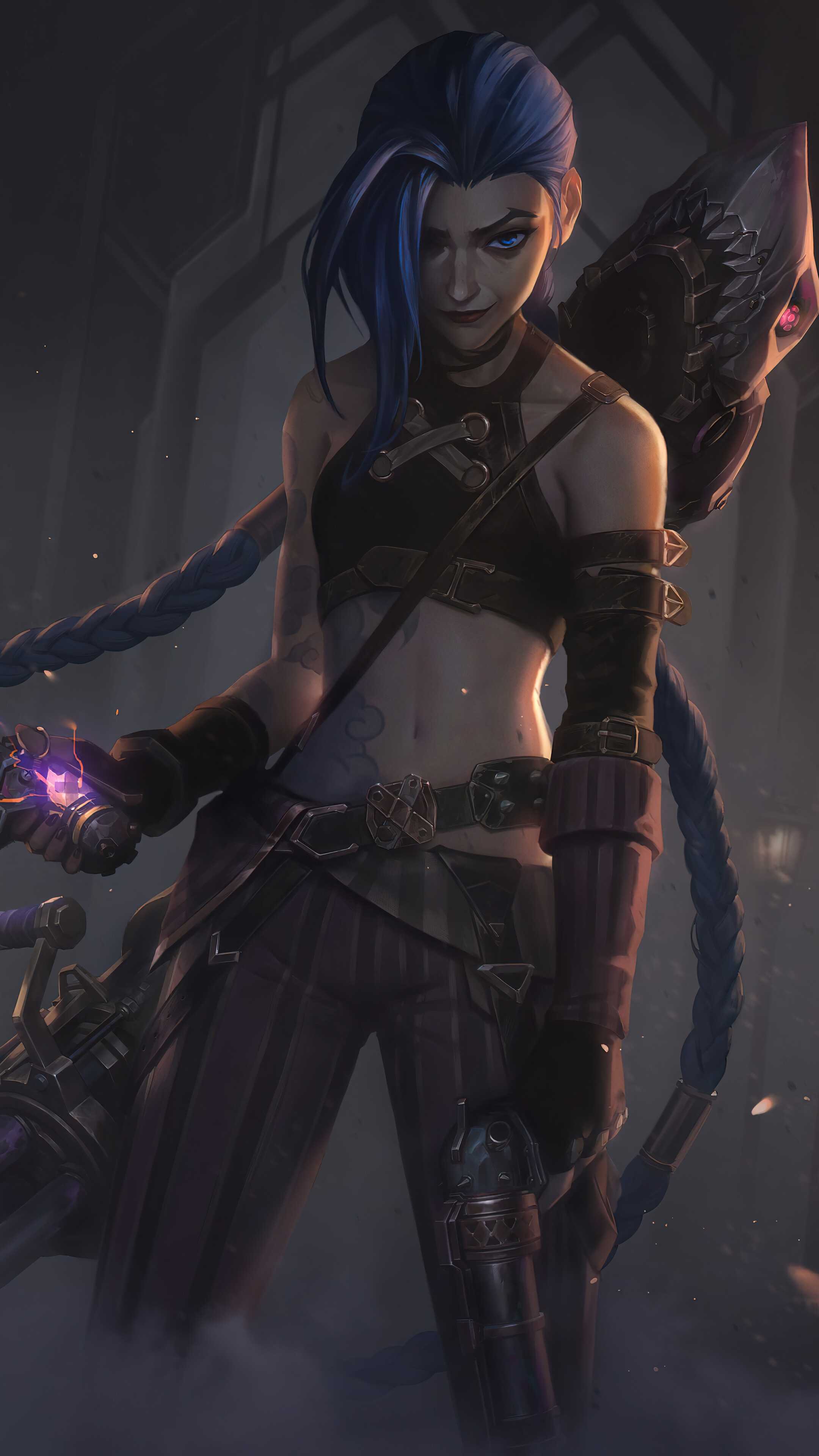 2160x3840 Jinx Arcane Wallpaper