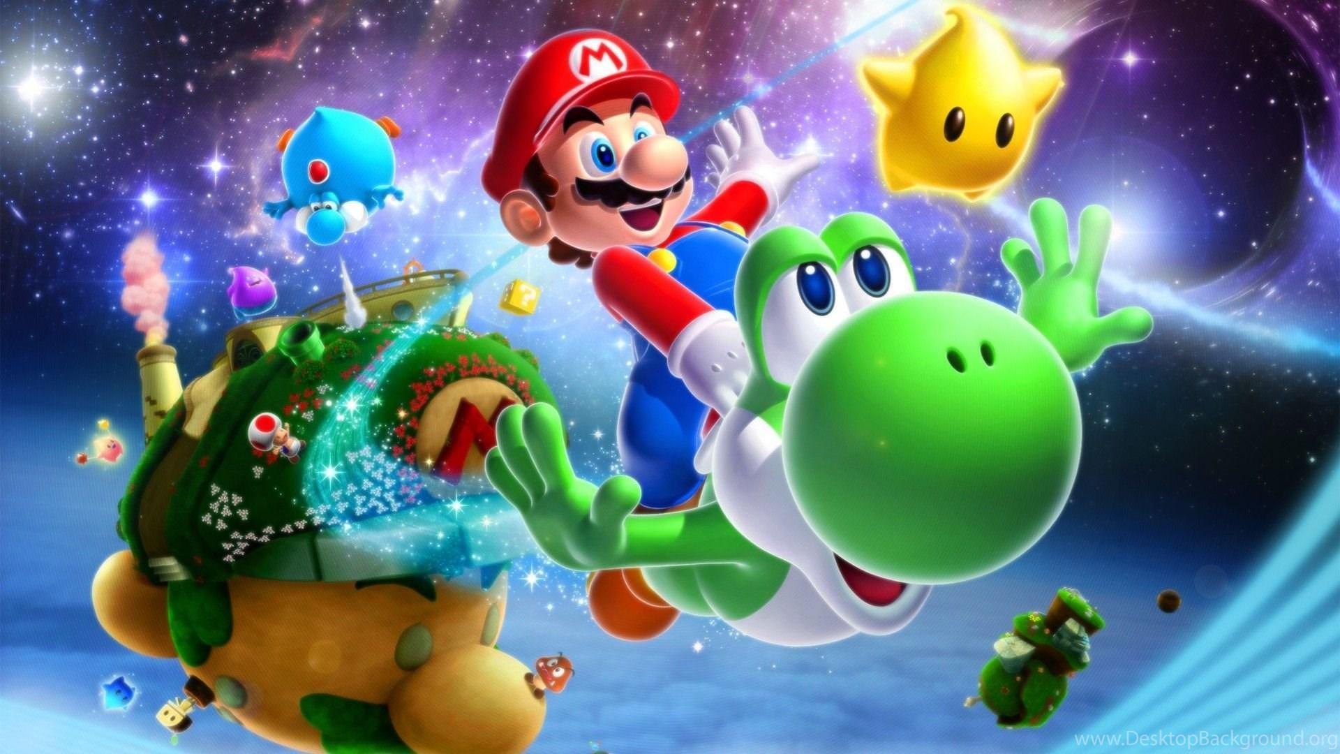 1920x1080 Super Mario Characters Wallpaper. Desktop Background
