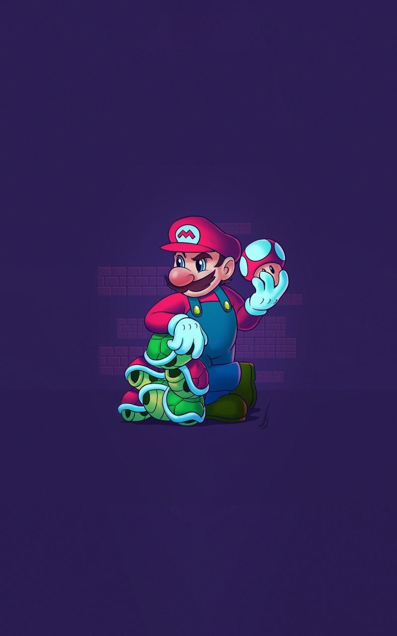 800x1280 Download 800x1280 Wallpaper Super Mario, Video Game, Character, Minimal Art, Samsung Galaxy Note Gt N Meizu Mx 800x1280 HD Image Background