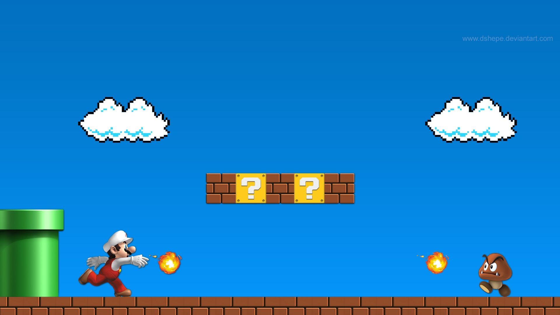 1920x1080 Super Mario Bros Desktop Wallpaper